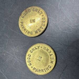 Vintage Parking Meter Tokens City of Des Plaines US Bicentennial Eagle 1776 1976